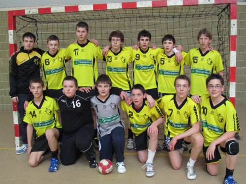 Les - 15 ans garcons avant leur match contre Brhal