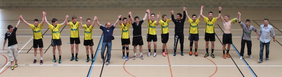 Les moins de 16 ans garcons aprs leur doubl coupe championnat