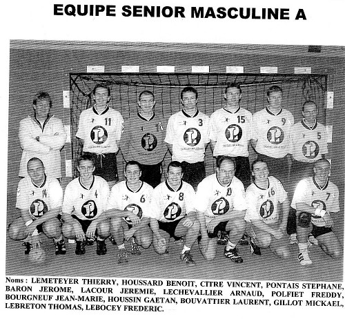 Equipe senior masculine saison 2004-05