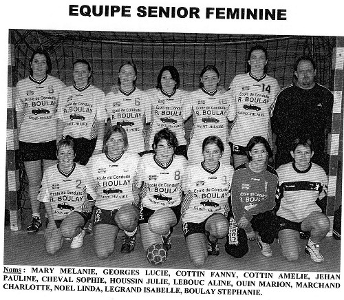 Equipe senior feminine saison 2004-05