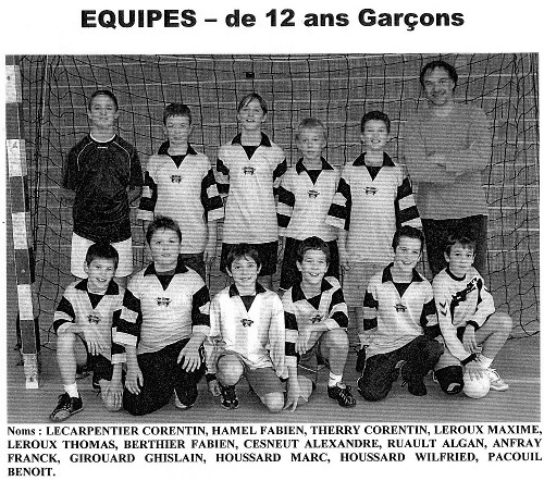 Equipe -12G saison 2004-05